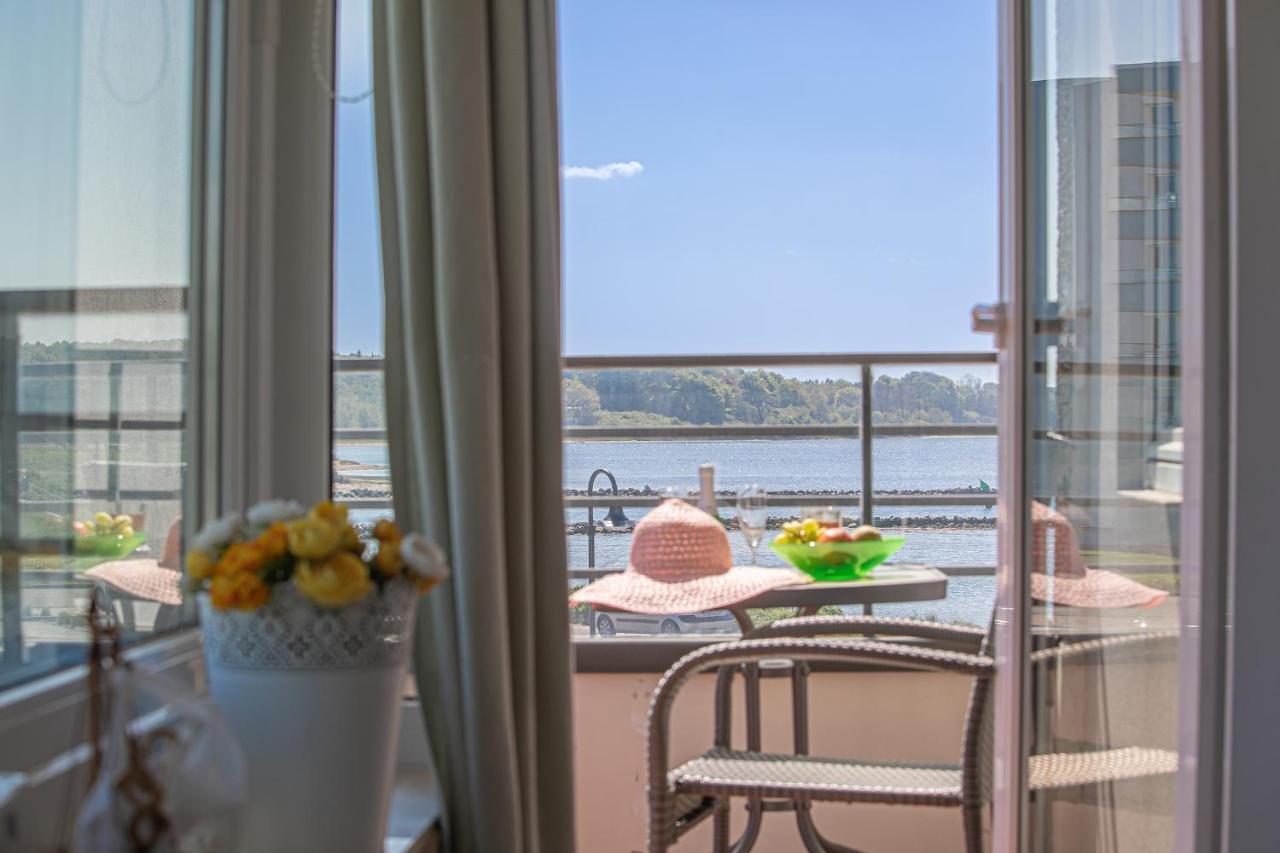 Fewo1846 - Sonne Und Meer - Kleines Studio-Apartment Mit Balkon Und Meerblick Glücksburg Kültér fotó