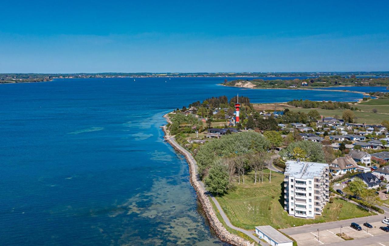Fewo1846 - Sonne Und Meer - Kleines Studio-Apartment Mit Balkon Und Meerblick Glücksburg Kültér fotó
